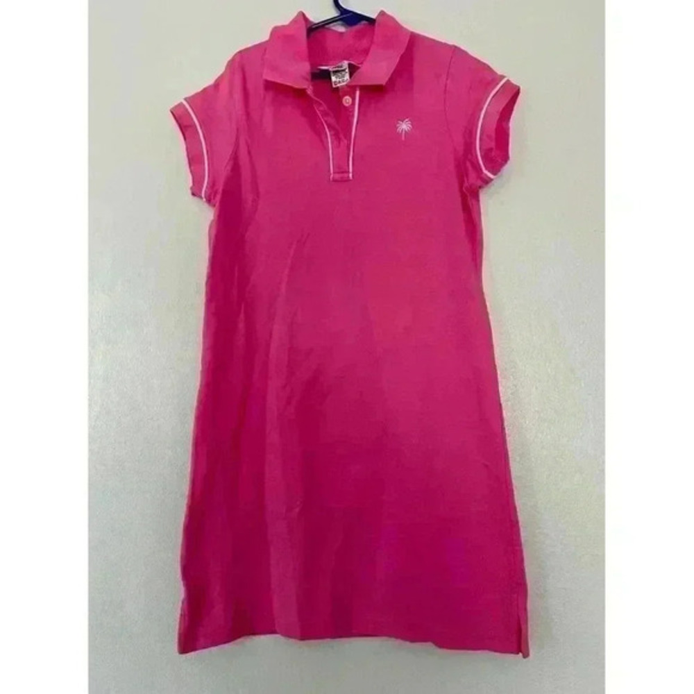 Lilly Pulitzer  Polo‎ Shirt kids Dress Short sleeve  Knee-length  Pocket size 10